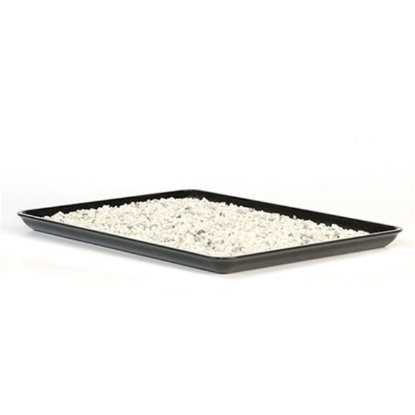 Bonsai Humidity Tray, 13x9.5 Bonsai Tray, Large Bonsai Pot Tray, Plastic Bonsai Tray, Bonsai Overflow Tray, Natural White Rocks Tray, Bonsai Care Accessories, Bonsai Maintenance Tray, Textured Bonsai Tray, Japanese Bonsai Tray, Bonsai Humidity Tray Plastic, Bonsai Tray with Rocks