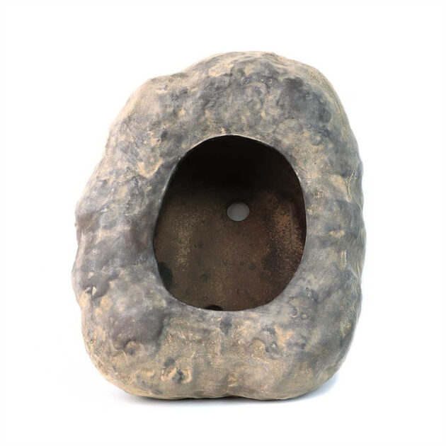 Add natural charm with our 12" Rock Style Pot. Perfect for bonsai and plants, crafted for both functionality and decorative appeal in any garden or home.