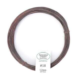 #18 American Annealed Copper Bonsai Wire, Copper Bonsai Wire 1.2mm, High-Quality Bonsai Training Wire, Durable Copper Wire for Bonsai, USA Made Bonsai Wire, Precision Bonsai Shaping Wire, 127 ft Copper Bonsai Wire, Flexible Copper Wire for Bonsai, Strong Bonsai Training Wire, Premium Copper Wire for Bonsai