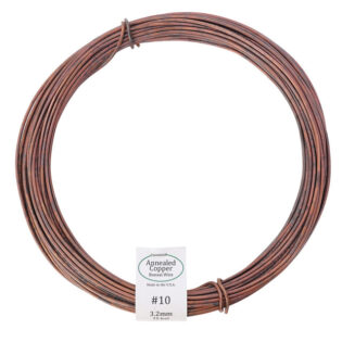 #10 American Annealed Copper Bonsai Wire, Copper Bonsai Wire 2.8 mm, Premium Bonsai Training Wire, USA Made Copper Wire, 75 ft Copper Bonsai Wire, Durable Bonsai Shaping Wire, Flexible Copper Wire for Bonsai, High-Quality Bonsai Wire, Strong Copper Bonsai Wire, Annealed Copper Wire for Bonsai